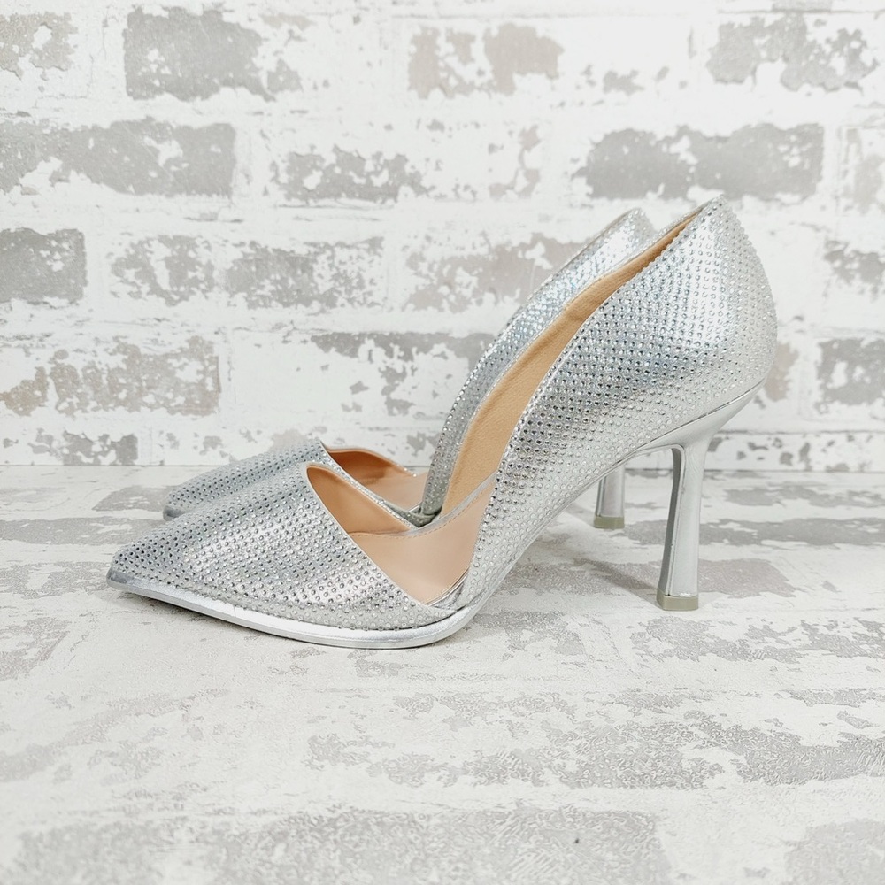 NEW MIA Ciana Pointed Toe Rhinestone Pump Heels A511